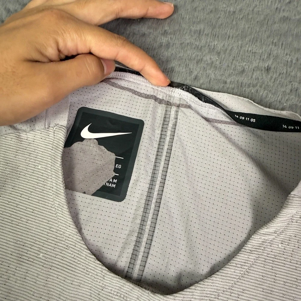 Nike Tech Pack Shirt Mens XL Gray Dri-fit Woven Gym Running CJ5731-020
